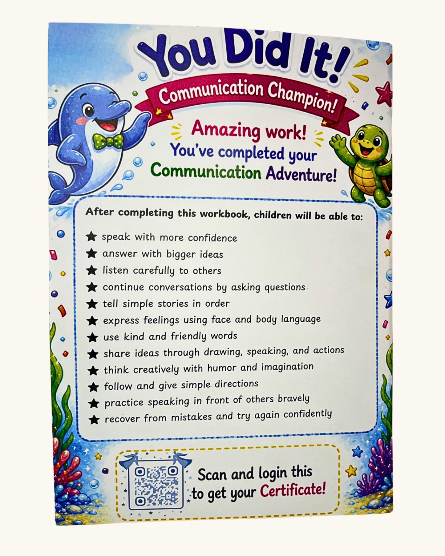 Dippy's Communication Adventure Workbook